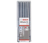 Bosch Professional 2608576191 - Juego de 30 brocas para martillo SDS Plus-7X (para hormigón armado, hormigón y mampostería, 5 x 100 x 165 mm, accesorios para martillo perforador)