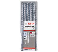 Bosch Professional 2608576193 - Juego de 30 brocas para martillo SDS Plus-7X (para hormigón armado, hormigón y mampostería, 6 x 100 x 165 mm, accesorios para martillo perforador)