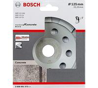 Bosch Professional 2608601573 Muela de Vaso de Diamante Standard for Concrete, hormigón, 23 x 5 mm, Accesorio para Amoladora, Na, 125 x 22,23 x 5 mm