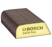 Bosch Professional 2608608223 Esponja S470 por Profile Fina (Madera, plástico y Metal, 69 x 97 x 26 mm, Accesorios para Lijado a Mano), Amarillo/Gris, Fino