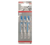 Bosch Professional 3x Hojas de sierra de calar T 118 BF Flexible for Metal (para Láminas de acero, accesorios Sierra de calar)