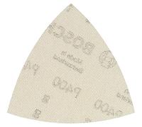 Bosch Professional 2608621195 Hojas de lija M480 triangulares Best for Wood and Paint , madera y pintura, grano P240, accesorios para lijadora delta, 5 piesas