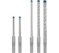 Bosch Professional 5 piezas Set de brocas para martillo Expert SDS plus-7X (para Hormigón armado, Ø 5-10 mm, accesorios Martillo perforador rotativo)