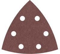 Bosch Professional 5 Ud. Hoja de lija F460 Best for Wood and Paint (madera y superficies pintadas, Grano G60, 93 x 93 mm, Accesorios lijadoras delta)