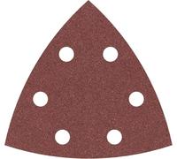 Bosch Professional Hoja de lija F460 – madera y superficies pintadas, G120, 93 x 93 mm, 5 ud.