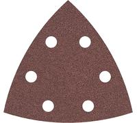 Bosch Professional 5 Ud. Hoja de lija F460 Best for Wood and Paint (madera y superficies pintadas, Grano G80, 93 x 93 mm, Accesorios lijadoras delta)