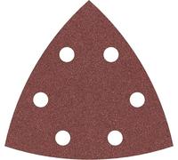 Bosch Professional 5 Ud. Hoja de lija F460 Best for Wood and Paint (madera y superficies pintadas, Grano G120, 93 x 93 mm, Accesorios lijadoras delta)