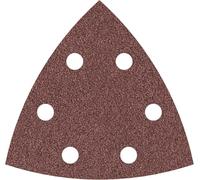 Bosch Professional Hoja de lija F460 – Grano G40, 93 x 93 mm, 5 ud (madera y superficies pintadas)