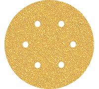Bosch Professional 5 x Lijas Expert C470 con 6 agujeros, para Madera dura, Pintura sobre madera, 150 mm, Grano 40, Accesorios Lijadora excéntrica