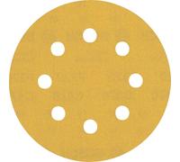 Bosch Professional 5 x Lijas Expert C470 con 8 agujeros, para Madera dura, Pintura sobre madera, 115 mm, Grano 320, Accesorios Lijadora excéntrica