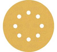 Bosch Professional 5 x Lijas Expert C470 con 8 agujeros, para Madera dura, Pintura sobre madera, 125 mm, Grano 180, Accesorios Lijadora excéntrica