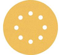 Bosch Professional 5 x Lijas Expert C470 con 8 agujeros, para Madera dura, Pintura sobre madera, 125 mm, Grano 120, Accesorios Lijadora excéntrica