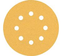 Bosch Professional 5 x Lijas Expert C470 con 8 agujeros, para Madera dura, Pintura sobre madera, 125 mm, Grano 100, Accesorios Lijadora excéntrica