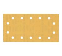 Bosch Professional 50 x Lijas Expert C470 con 14 agujeros, para Madera dura, Pintura sobre madera, 115 x 230 mm, Grano 400, Accesorios Lijadora orbital