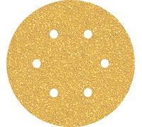 Bosch Professional 50 x Lijas Expert C470 con 6 agujeros, para Madera dura, Pintura sobre madera, 150 mm, Grano 40, Accesorios Lijadora excéntrica