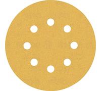 Bosch Papel de lija EXPERT C470 P180 125 mm 8 agujeros para madera dura, 50 piezas