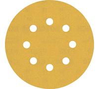 Bosch Professional 50 x Lijas Expert C470 con 8 agujeros, para Madera dura, Pintura sobre madera, 125 mm, Grano 320, Accesorios Lijadora excéntrica