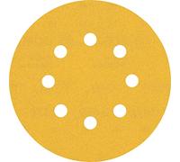 Bosch Professional 50 x Lijas Expert C470 con 8 agujeros, para Madera dura, Pintura sobre madera, 125 mm, Grano 240, Accesorios Lijadora excéntrica