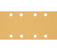 Bosch Professional Lijas Expert C470 50 unidades 8 agujeros 93×186 mm Grano 80 para madera dura