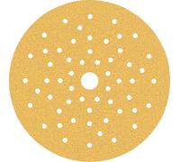 Bosch Professional 50 x Lijas Expert C470 multiperforados, para Madera dura, Pintura sobre madera, 150 mm, Grano 80, Accesorios Lijadora excéntrica