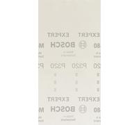 Bosch Professional 50 x Mallas de lija Expert M480, para Madera dura, Pintura sobre madera, 115 x 230 mm, Grano 320, Accesorios Lijadora orbital