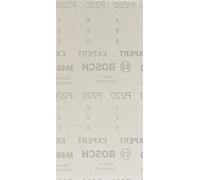 Bosch Professional 50 x Mallas de lija Expert M480, para Madera dura, Pintura sobre madera, 115 x 230 mm, Grano 220, Accesorios Lijadora orbital