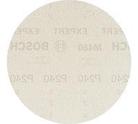 Bosch Professional 50x Mallas de lija Expert M480 (para Madera dura, Pintura sobre madera, Ø 150 mm, grano 240, accesorios Lijadora excéntrica)