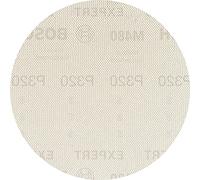 Bosch Professional 50x Mallas de lija Expert M480 (para Madera dura, Pintura sobre madera, Ø 150 mm, grano 320, accesorios Lijadora excéntrica)