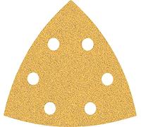 Bosch Professional 50x Papeles de lija Expert C470 (para Madera dura, Pintura sobre madera, 93 x 93 mm, grano 60, accesorios Lijadora delta)