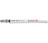 Bosch Professional 5x Hojas de sierra de calar Expert `Wood 2-Side Clean` T 308 B (para Contrachapado, Tablero para mobiliario de madera maciza, Longitud 117 mm, accesorios Sierra de calar)