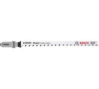 Bosch Professional 5x Hojas de sierra de calar Expert `Wood 2-Side Clean` T 308 BO (para Contrachapado, Tablero para mobiliario de madera maciza, Longitud 117 mm, accesorios Sierra de calar)