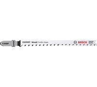 Bosch Professional 5x Hojas de sierra de calar Expert `Wood 2-Side Clean` T 308 BP (para Contrachapado, Tablero para mobiliario de madera maciza, Longitud 117 mm, accesorios Sierra de calar)