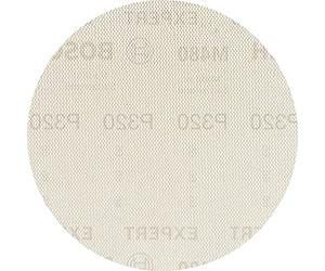 Bosch Professional 5x Mallas de lija Expert M480 (para Madera dura, Pintura sobre madera, Ø 150 mm, grano 320, accesorios Lijadora excéntrica)