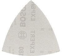 Bosch Professional 5x Mallas de lija Expert M480 (para Madera dura, Pintura sobre madera, 93x93 mm, grano 240, accesorios Lijadora delta)