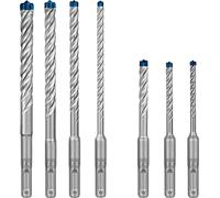 Bosch Professional 7 piezas Set de brocas para martillo Expert SDS plus-7X (para Hormigón armado, Ø 5-12 mm, accesorios Martillo perforador rotativo)