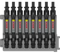 Bosch Professional - 8 piezas Juego de brocas dobles Torx (control de impacto, 8 puntas T20-T20 - Pick and Click), Cranberry, Longitud- 65 mm