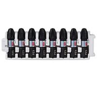 Bosch Professional 8 uds. Punta de Atornillar Cruceta (Impact Control, PZ3 Bits, Longitud 25 mm, Pick and Click, Accesorio Atornilladores de Impacto)