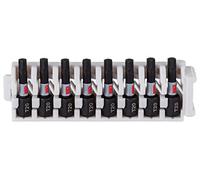 Bosch Professional 8 uds. Punta de Atornillar Torx (Impact Control, T20 Bits, Longitud 25mm, Pick and Click, Accesorio Atornilladores de Impacto)