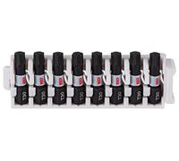 Bosch Professional 8 uds. Punta de Atornillar Torx (Impact Control, T30 Bits, Longitud 25mm, Pick and Click, Accesorio Atornilladores de Impacto)