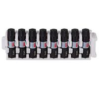 Bosch Professional 8 uds. Punta de Atornillar Torx (Impact Control, T40 Bits, Longitud 25mm, Pick and Click, Accesorio Atornilladores de Impacto)