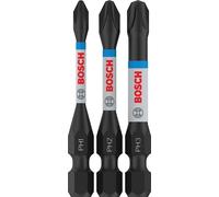 BOSCH Juego de puntas PH1, PH2, PH3 50 mm, 3 piezas 2608522491
