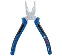 Bosch Professional Alicate universal 180 mm, acero al cromo-vanadio, superficie de agarre engomada
