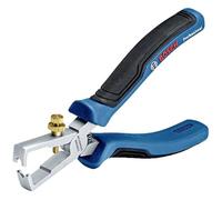 Bosch Professional - Alicates pelacables (Cromo-vanadio, mango Soft Grip), Azul, Pelacables de 160 mm