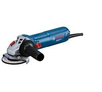 Bosch Professional amoladora angular con cable GWS 12-115 (Ø del disco: 115 mm, potencia 1200 W, prot. contra re arranque, incl. caperuza protectora, tuerca apriete, llave brida, empuñadura auxiliar)
