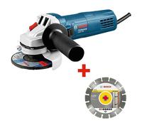 Bosch Professional Amoladora angular eléctrica GWS 750 (125 mm, Número de revoluciones de marcha en vacío: 11.000 r.p.m.) + Garantía BAUHAUS 5 años...
