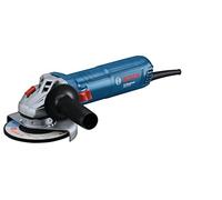 Bosch Professional amoladora angular GWS 12-125 (Ø del disco: 125 mm, potencia 1200 W, protección contra rearranque, incl. cubierta protectora, tuerca de apriete, empuñadura auxiliar estándar)