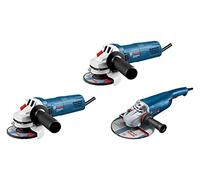 Bosch Professional GWS 22-230 J + 2x GWS 750 - Set amoladoras angulares (Ø 230 mm + Ø 115 mm, en caja)