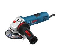 Bosch Professional amoladora angular GWS 7-115 E (Ø de disco 115 mm, potencia 720 W, incl. empuñadura auxiliar, brida, tuerca de apriete, cubierta protectora, llave de dos agujeros)
