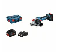 Bosch Professional Amoladora GWX 18V-15 C Kit con 2 Baterías 5.5Ah ProCORE18V, Cargador GAL 1880 CV y L-Boxx