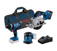 Bosch Professional AMPShare 18V Juego de máquinas (18 V, 1 batería) + Garantía BAUHAUS 5 años para equipos eléctricos y motorizados